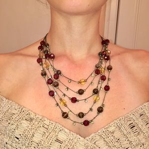 Layered Necklace w/ gorgeous beads